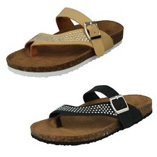 Saldi Sandali A Fiore D'Affari F00046 Per Ragazze Prezzo Retail £5,99