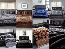 Coperta pesante grigia 2 strati morbida spessa letto matrimoniale king/matrimoniale 240X200 cm