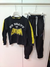 Set Completo Felpa Pullover Pantaloni Tuta Bambino 5/6 Anni Batman