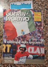 Guerin Sportivo 22 1982-Platini-Aston Villa-Guerin Junior-Albo Mundial Italia