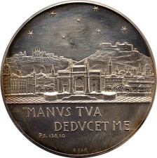 Medaglia Annuale AG Paolo VI  Anno III FDC "Visite Apostoliche in Terra Santa"