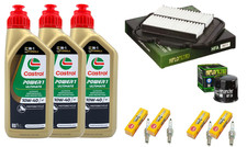 TAGLIANDO SUZUKI DL650 V-STROM 2017 2020 CASTROL 10W40 FILTRO OLIO ARIA CANDELE