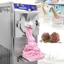 Wixkix Batch Freezer Ice Cream Machine Hard Serve 5 Programs for Gelato Sorbet