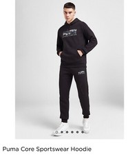 Puma Core Sportswear Felpa con Cappuccio Uomo Donna Pullover Cardigan Felpa Abbigliamento Taglia L