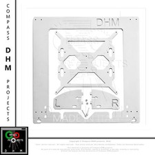 Telaio i3 Rework alluminio 6 mm Prusa Reprap stampante 3D aluminium frame