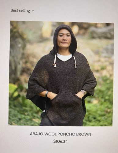 Poncho virblatt abajo 100 - poncho,