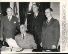 1945 Press Photo President