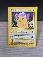 Pikachu card SET Base 58/102 Pokemon TCG Near MINT italiano