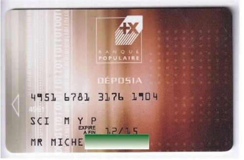 Carte card banque bank - /,