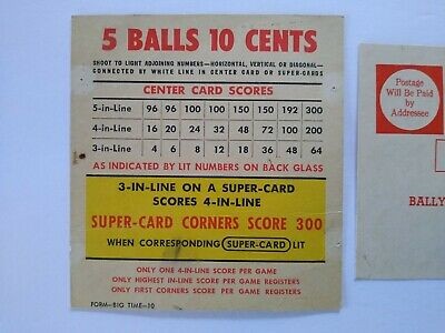 Big time bally - time, bingo