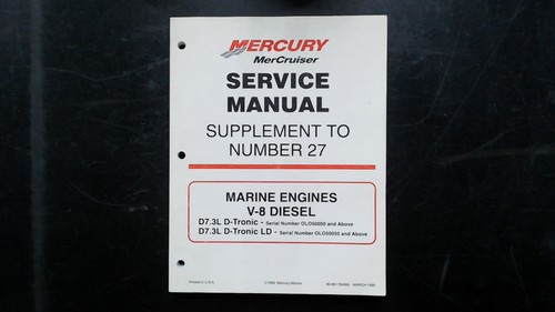 Mercury mercruiser service - mercury,