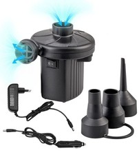 Pompa Elettrica Gonfia Sgonfia 220 / 12V Materassini Gonfiatore Canotti 