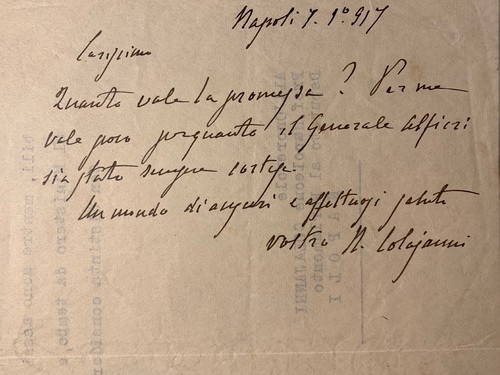 Napoleone colajanni lettera - napoleone,