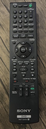 Originale sony rmt - originale, rmt-d240a