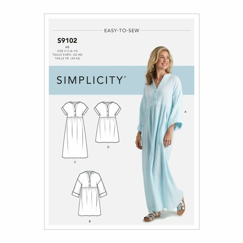Simplicity 9102 misses caftano - simplicity,