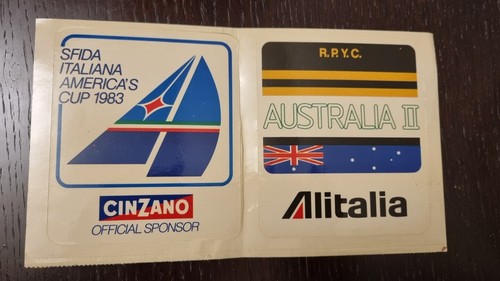 Adesivo sticker vela azzurra - adesivo,