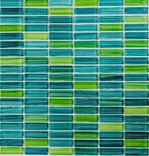 Mosaico Bacchette Strichgrün