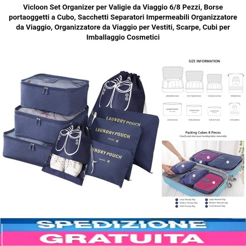 Set organizer valigie 8 - organizer, 6/8