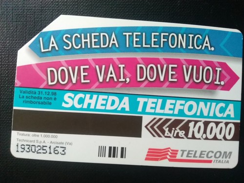 Scheda telefonica collezione - scheda,