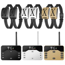 Recinzione Elettrica per Cani 2 in 1 Wireless Recinzione per Cani Collare Sistema di Contenimento per Animali Domestici