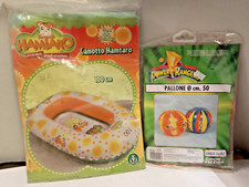 HAMTARO CANOTTO / PALLONE POWER RANGERS  GIOCHI PREZIOSI MARE GONFIABILI OVP