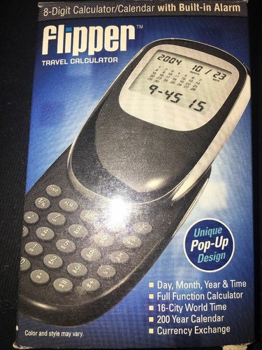 Flipper digit calculator w - digit,