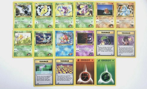 Pokemon cards gym challenge - cards,