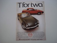 advertising Pubblicità 1979 TRIUMPH SPITFIRE 1500 e TR7 TR 7
