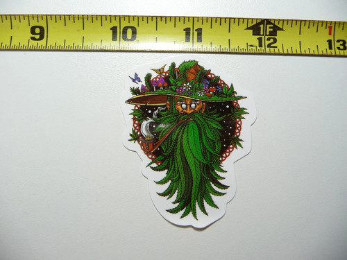 Marijuana wizard small - small, sticker