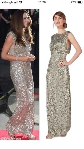 Abito jenny packham argento - abito,