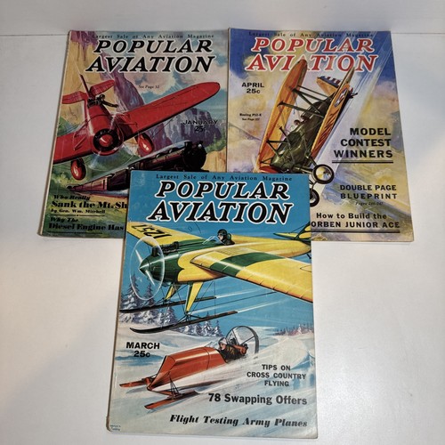 Popular aviation magazines lot - magazines,