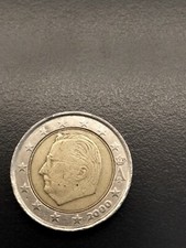 2 Euro  Belgio anno 2000 asse