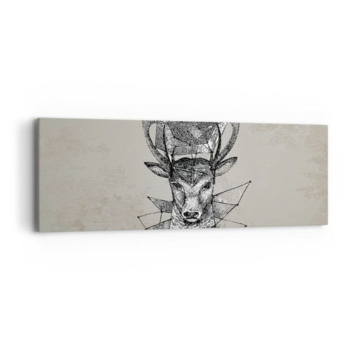 Quadro tela 90x30cm cervo - su,