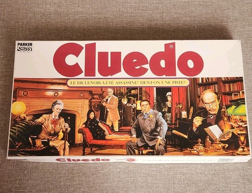 Cluedo parker 1987 jeu - cluedo,