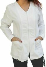 CASACCA INFERMIERA OSPEDALIERA OSS ESTETISTA  ZIP PARRUCCHIERA MASSAGGIATRICE