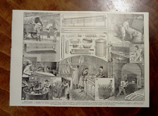 stampa antica old print FORNO