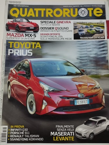 Rivista quattroruote 726 - rivista, n