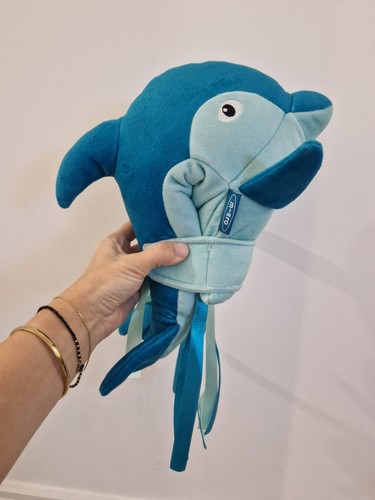 Peluche copri testa - testa, delfino