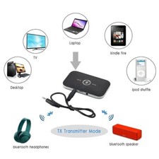 Trasmettitore Ricevitore Bluetooth 5.3 2 in 1 Wireless Adattatore Audio aux & @
