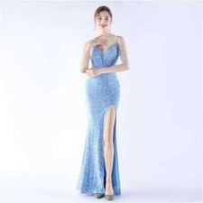 Vestito Abito Elegante Lungo