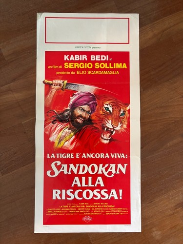 124s locandina sandokan - 124s,,locandina,sandokan, alla