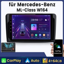Autoradio GPS Radio Android 13.0 Navigatore per Mercedes Benz Classe ML/GL W164 X164