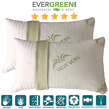 COPPIA CUSCINI DA LETTO ALTI