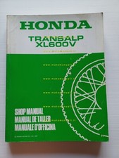 Honda XL 600 V Transalp 1987 manuale officina italiano originale