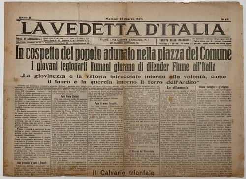 Fiume annunzio quotidiano - fiume,