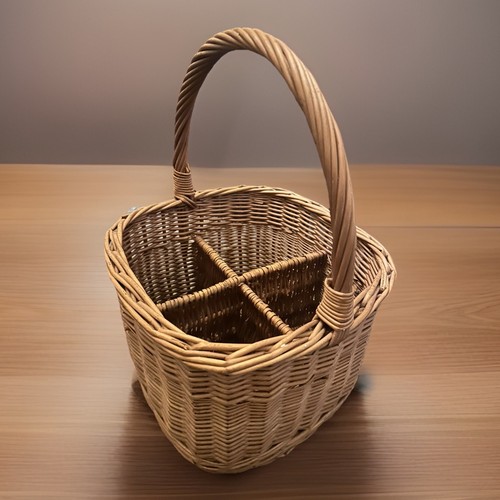 Vintage wine bottle - bottle, basket