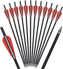 Bulloni per Balestra Tiro Con L'Arco 12 14 16 Pollici Frecce per Balestra in Fib