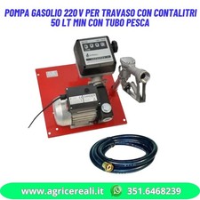 Pompa gasolio 220V per travaso