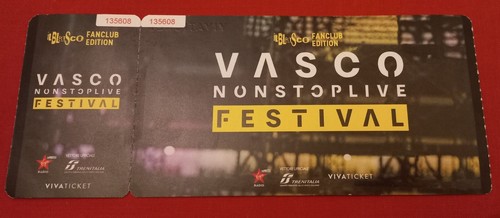 Biglietto concerto vasco - biglietto,