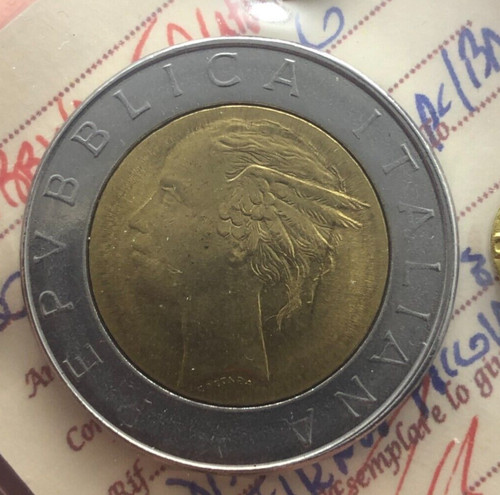 500 lire 1985 testa media - 500,